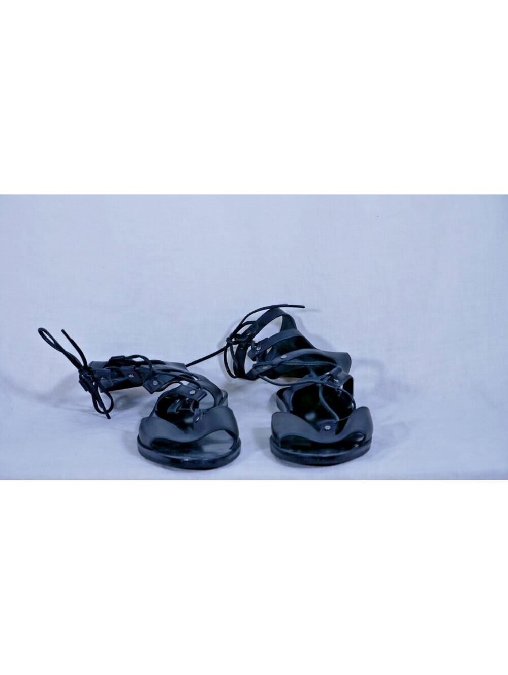 Vince Black Gladiator Sandals Size 37.5